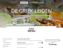 Tablet Screenshot of degriek-leiden.nl